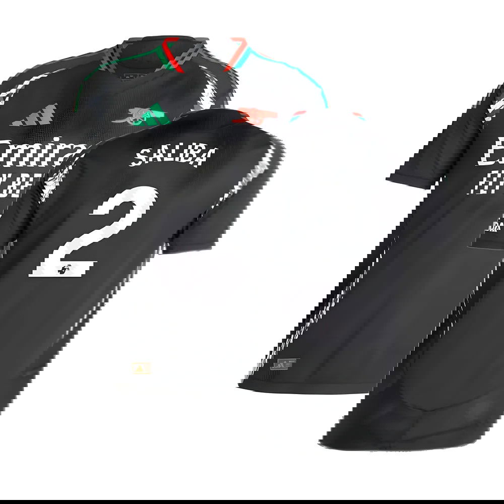 2024-2025 Arsenal Authentic Away Shirt (Saliba 2)