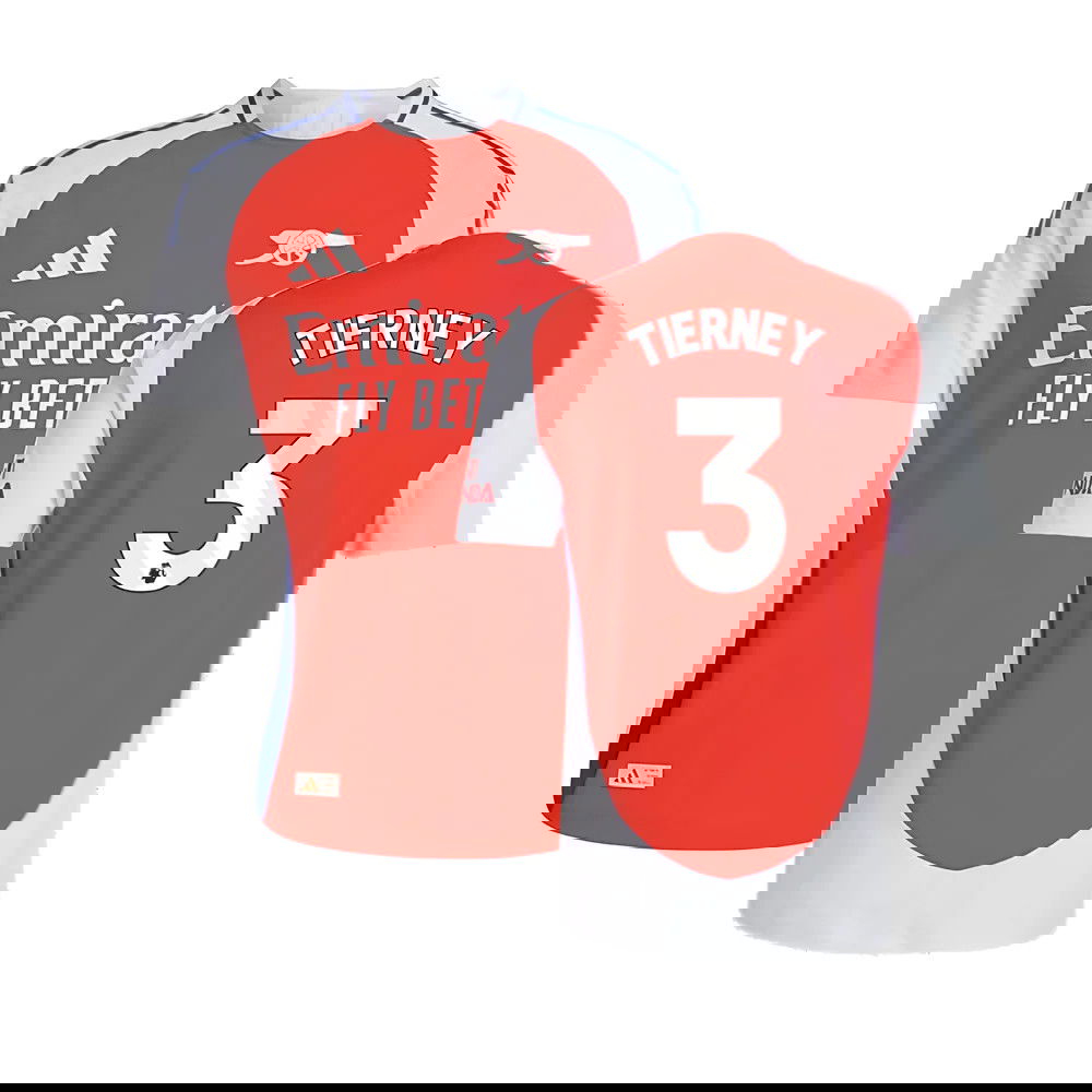 2024-2025 Arsenal Authentic Home Shirt (Tierney 3)