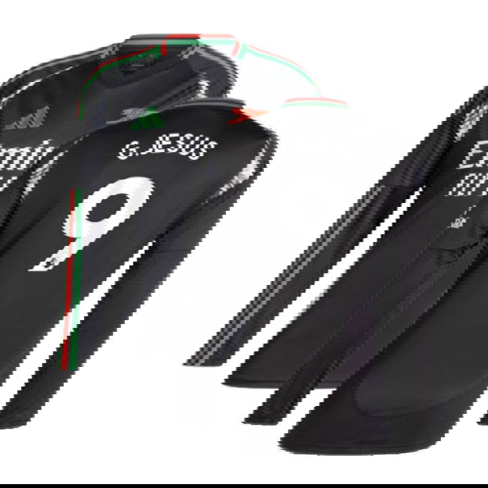 2024-2025 Arsenal Away Long Sleeve Shirt (G.Jesus 9)