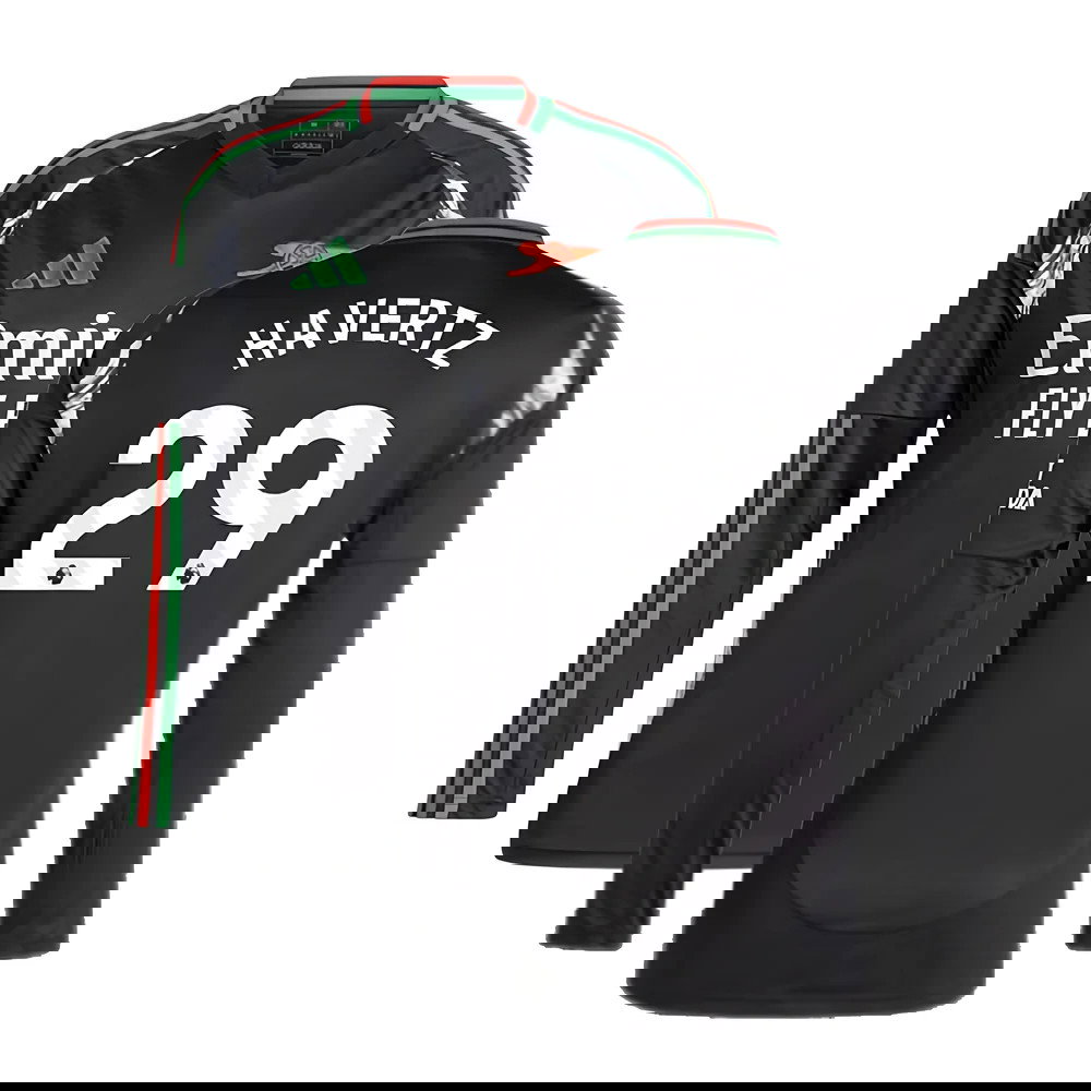 2024-2025 Arsenal Away Long Sleeve Shirt (Havertz 29)