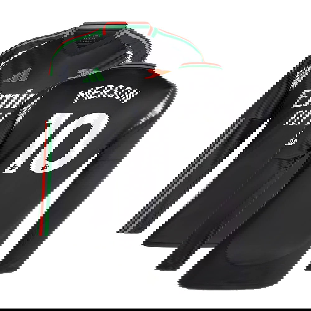 2024-2025 Arsenal Away Long Sleeve Shirt (Merson 10)