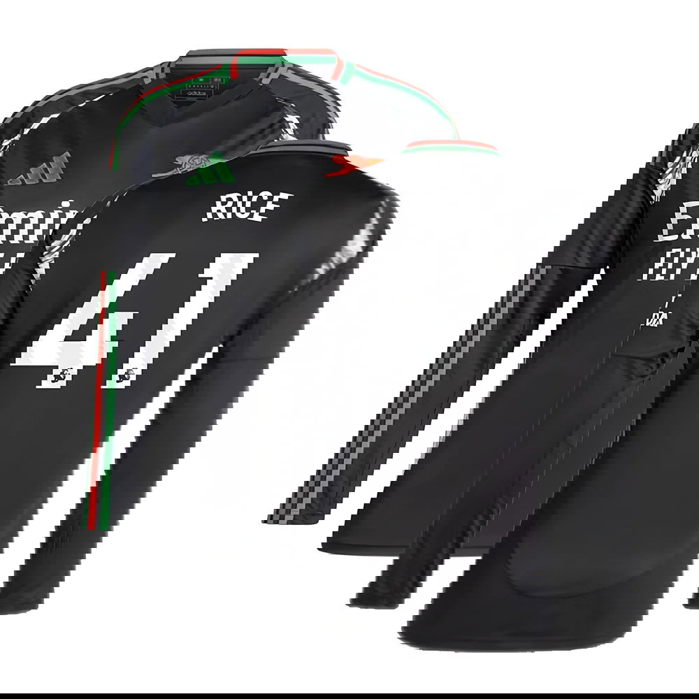 2024-2025 Arsenal Away Long Sleeve Shirt (Rice 41)