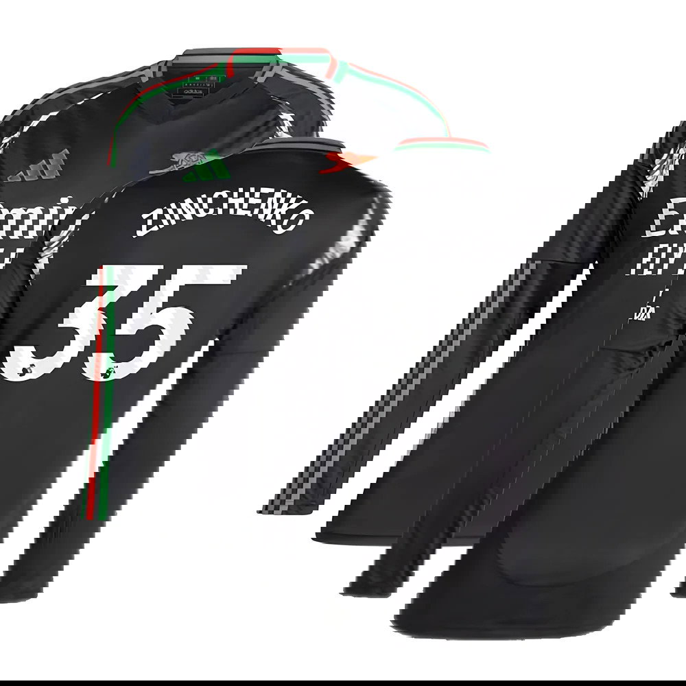 2024-2025 Arsenal Away Long Sleeve Shirt (Zinchenko 35)