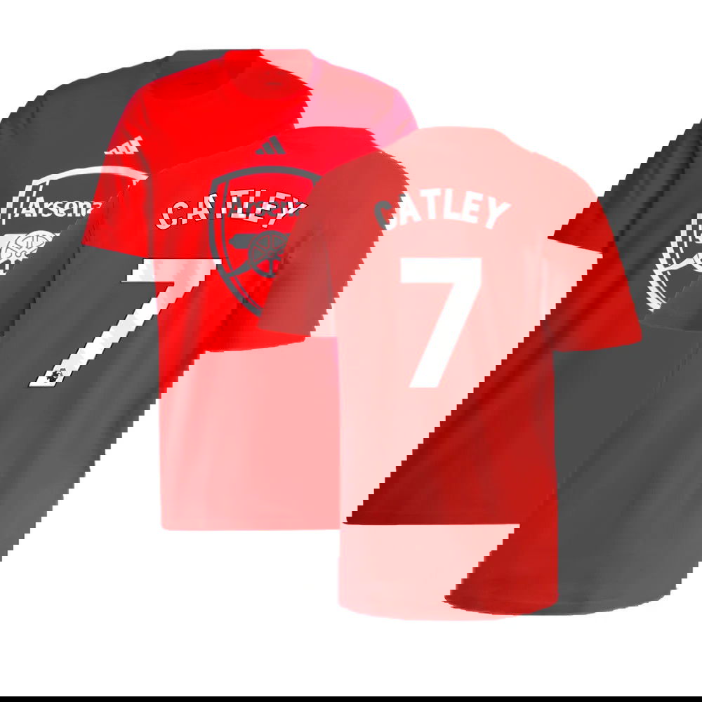 2024-2025 Arsenal DNA Graphic Tee (Red) (Catley 7)
