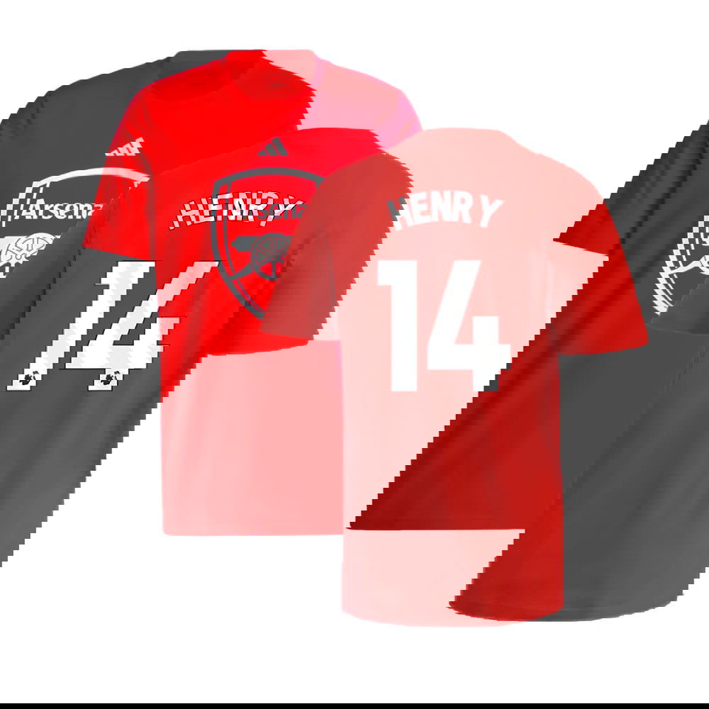 2024-2025 Arsenal DNA Graphic Tee (Red) (Henry 14)