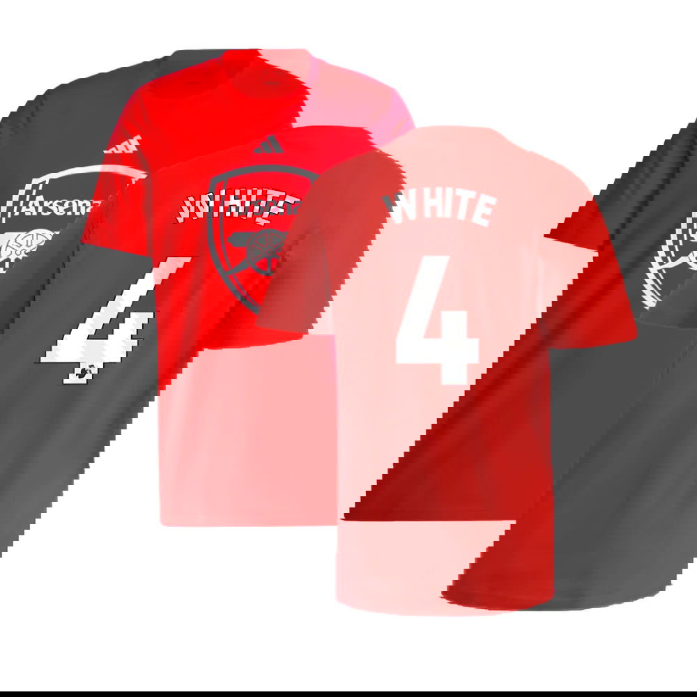 2024-2025 Arsenal DNA Graphic Tee (Red) (White 4)