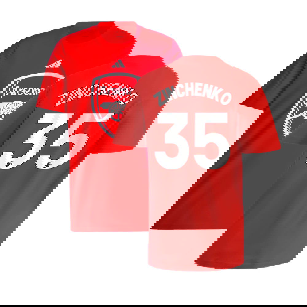 2024-2025 Arsenal DNA Graphic Tee (Red) (Zinchenko 35)