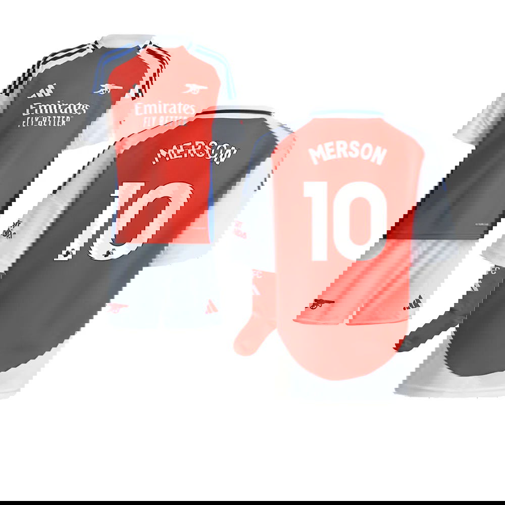 2024-2025 Arsenal Home Mini Kit (Merson 10)