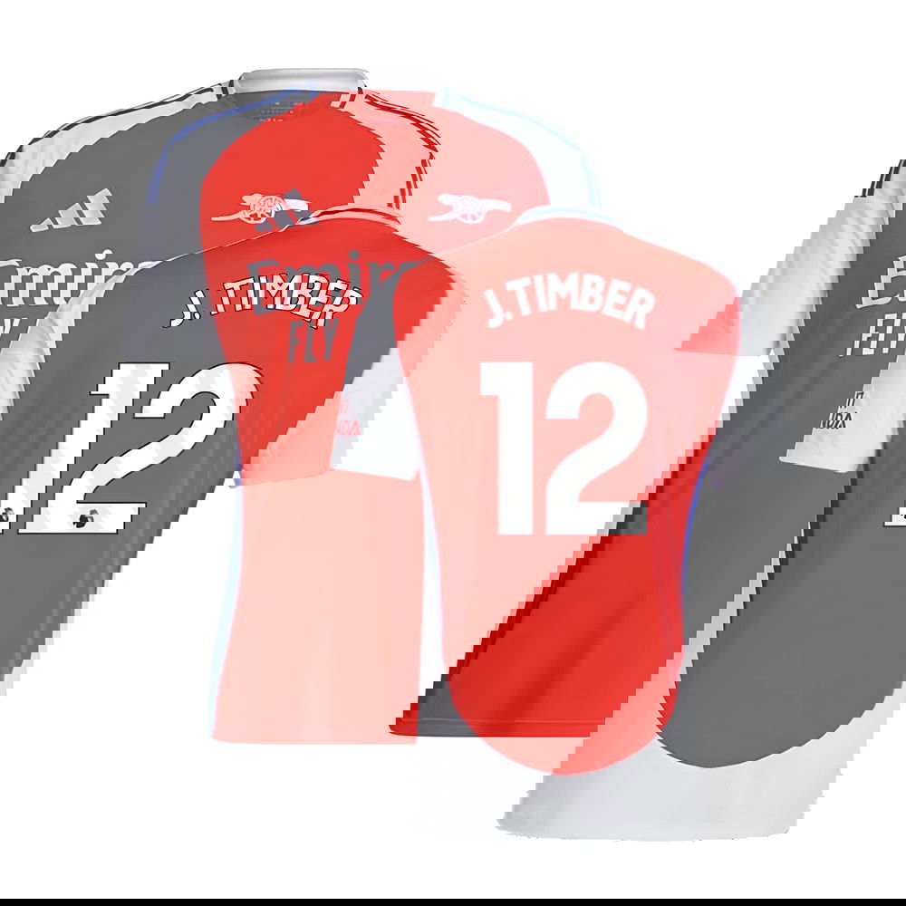 2024-2025 Arsenal Home Shirt (J.Timber 12)