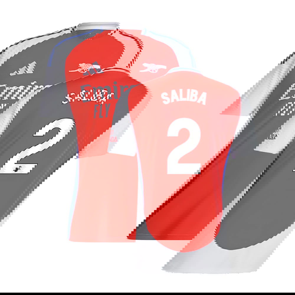 2024-2025 Arsenal Home Shirt (Saliba 2)