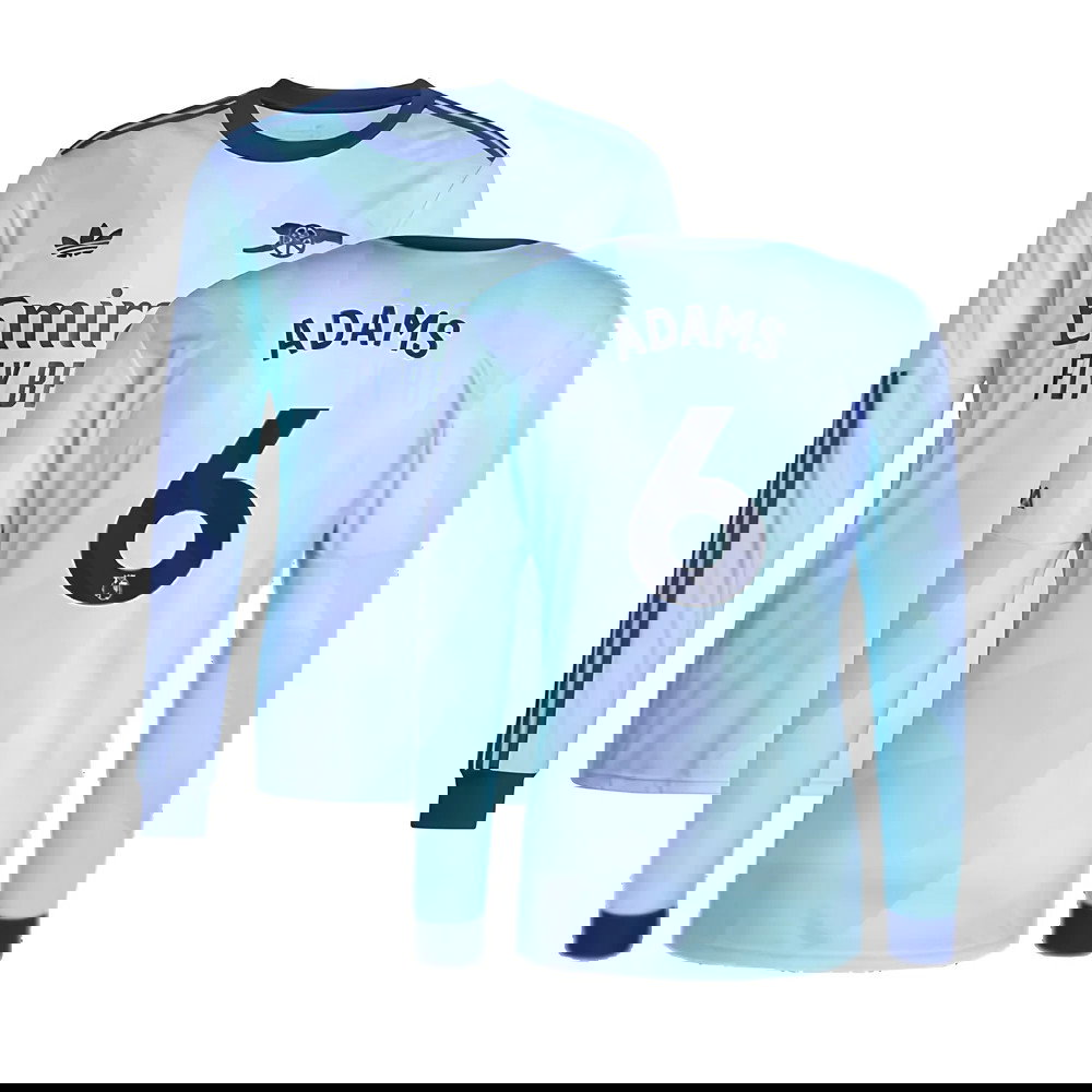 2024-2025 Arsenal Long Sleeve Third Shirt (Adams 6)