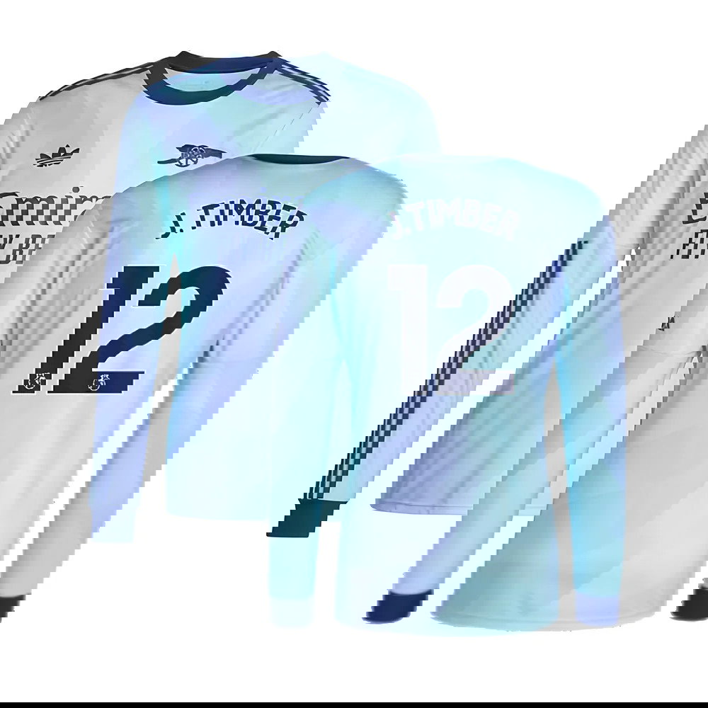 2024-2025 Arsenal Long Sleeve Third Shirt (J.Timber 12)