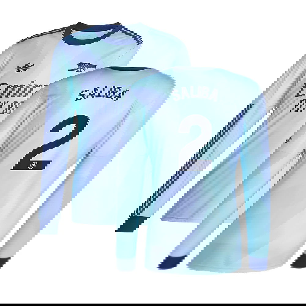2024-2025 Arsenal Long Sleeve Third Shirt (Saliba 2)