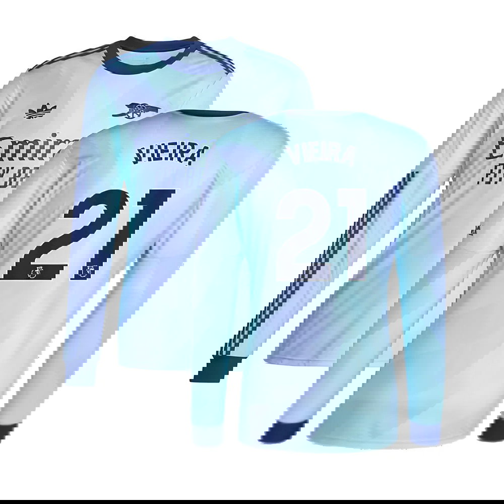 2024-2025 Arsenal Long Sleeve Third Shirt (Vieira 21)