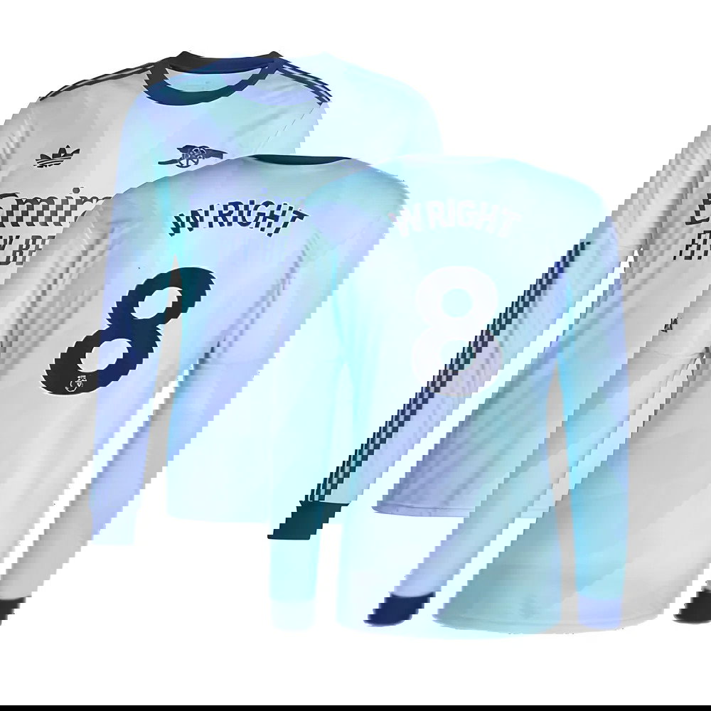 2024-2025 Arsenal Long Sleeve Third Shirt (Wright 8)
