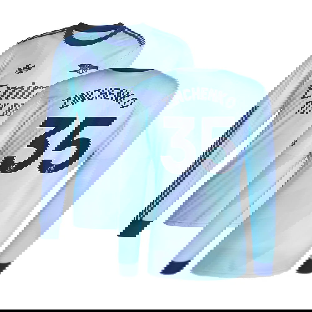 2024-2025 Arsenal Long Sleeve Third Shirt (Zinchenko 35)
