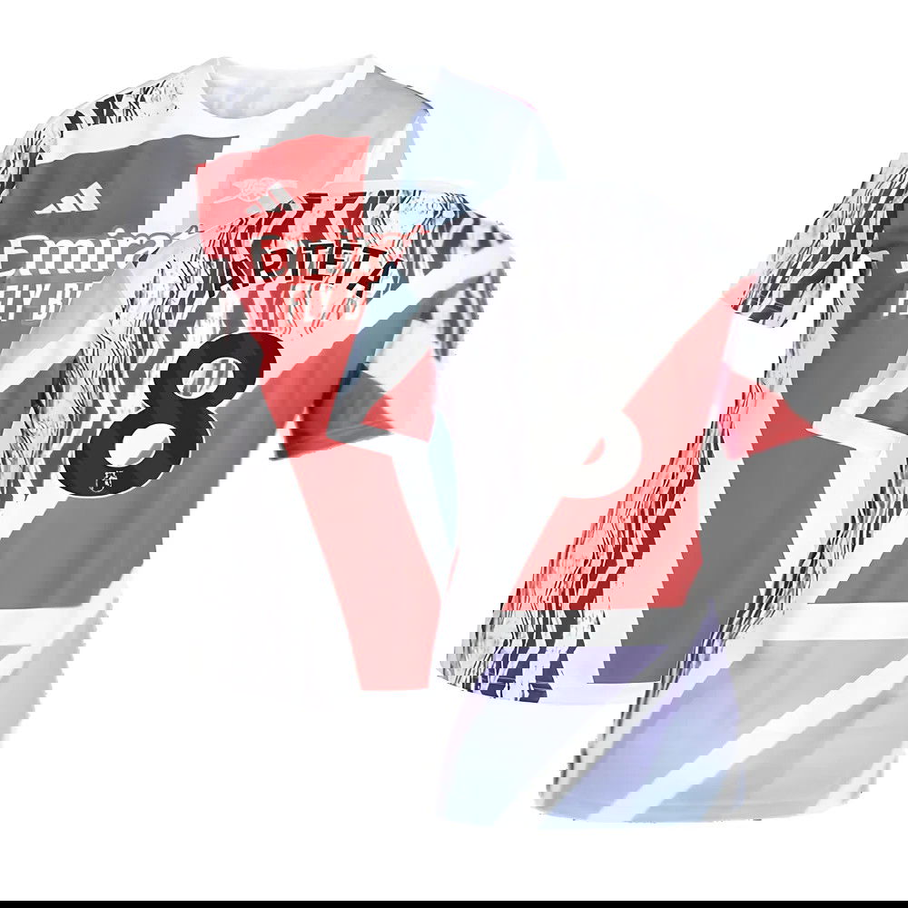 2024-2025 Arsenal Pre-Match Shirt (Scarlet) - Womens (Arteta 8)