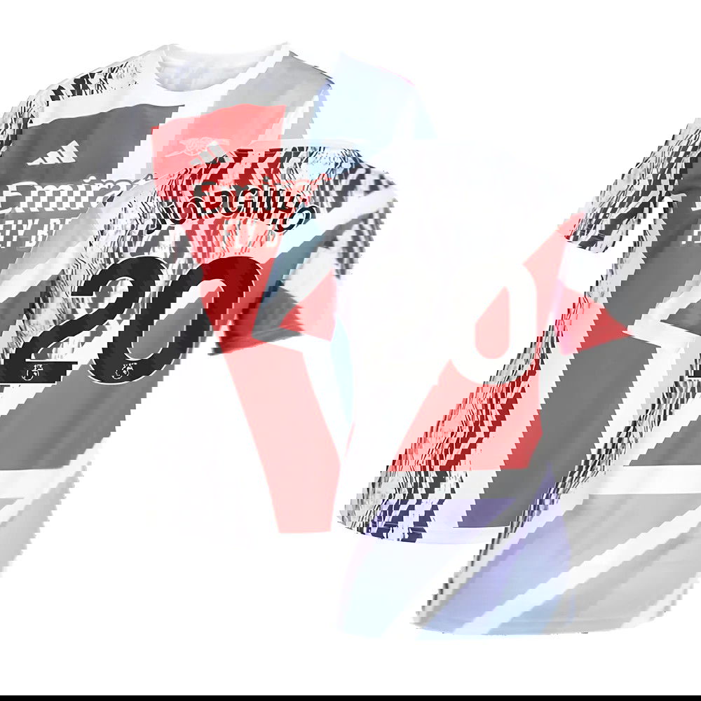 2024-2025 Arsenal Pre-Match Shirt (Scarlet) - Womens (Jorginho 20)