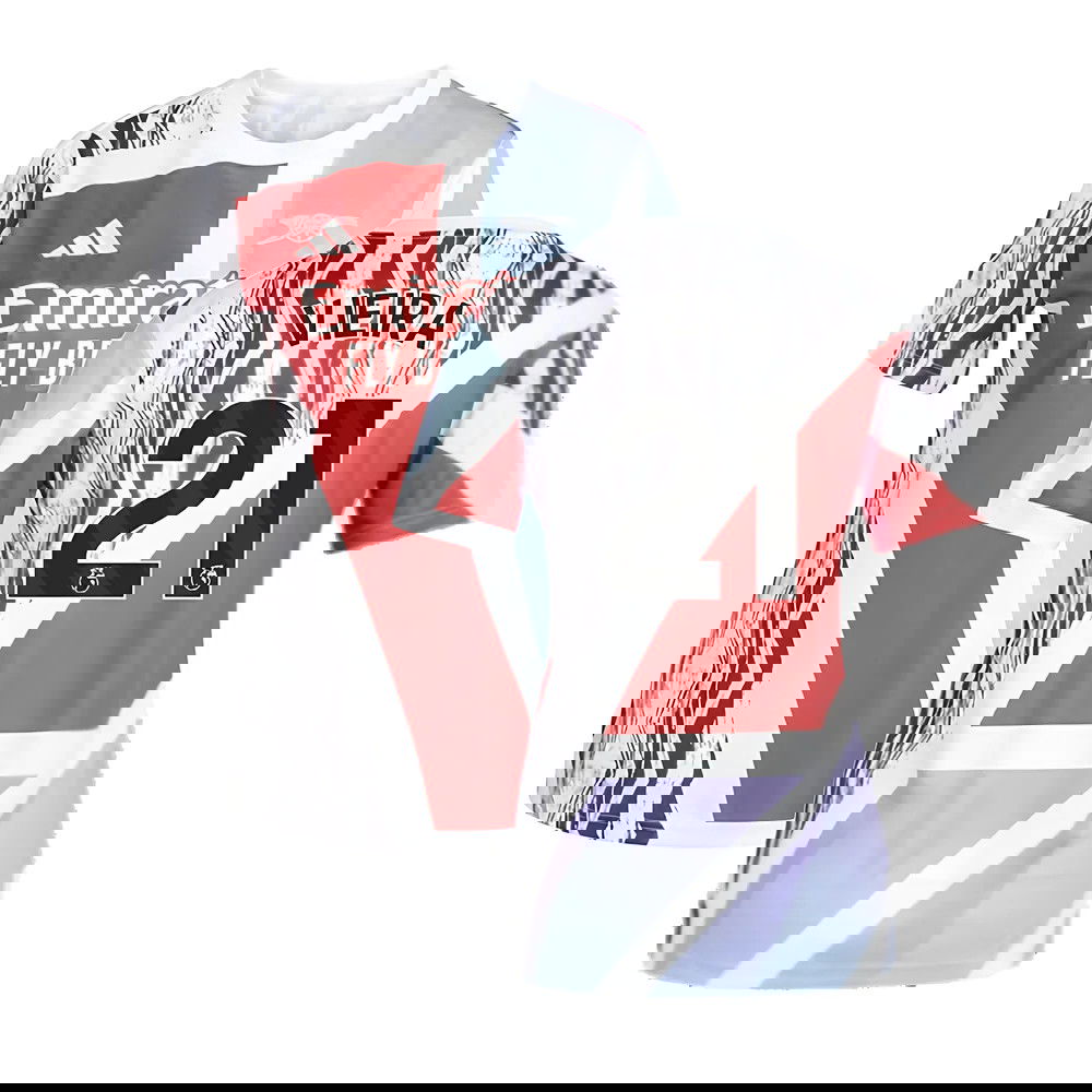 2024-2025 Arsenal Pre-Match Shirt (Scarlet) - Womens (Vieira 21)