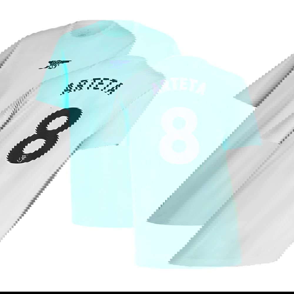 2024-2025 Arsenal Seasonal Tee (Clear Aqua) (Arteta 8)