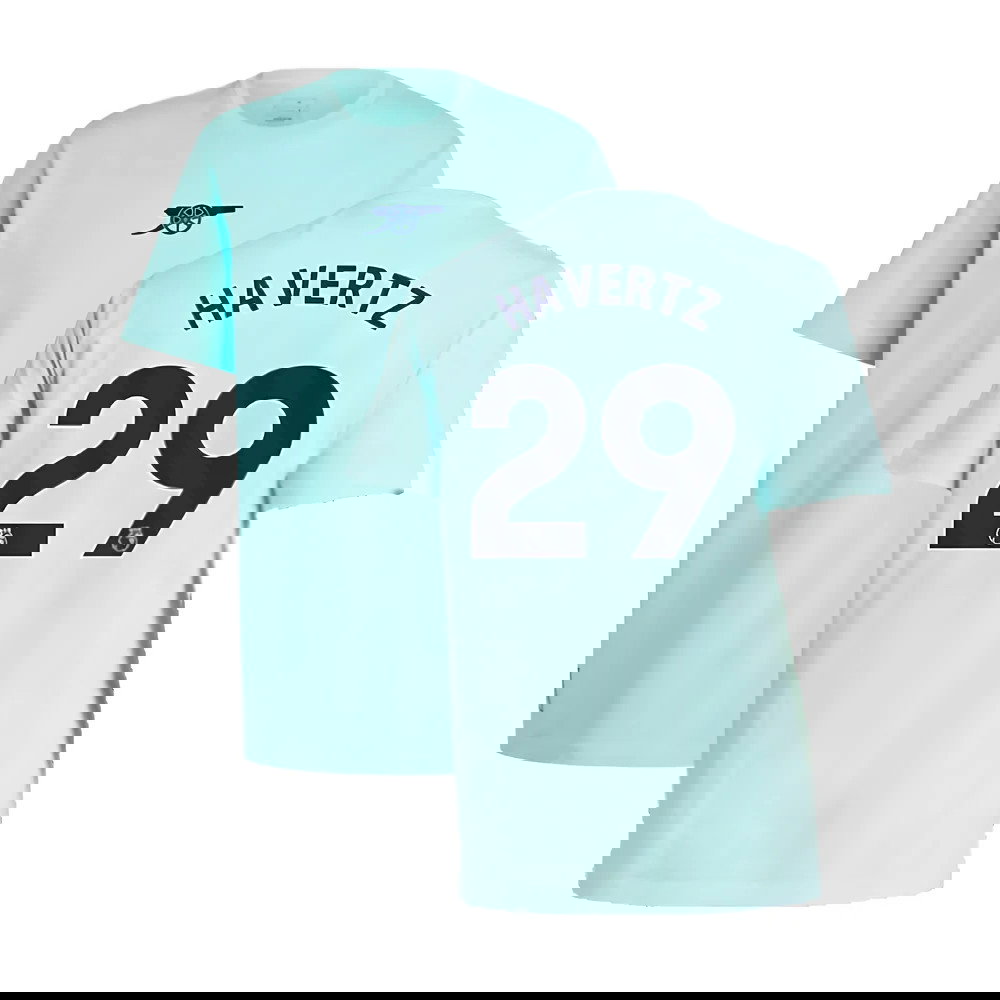 2024-2025 Arsenal Seasonal Tee (Clear Aqua) (Havertz 29)