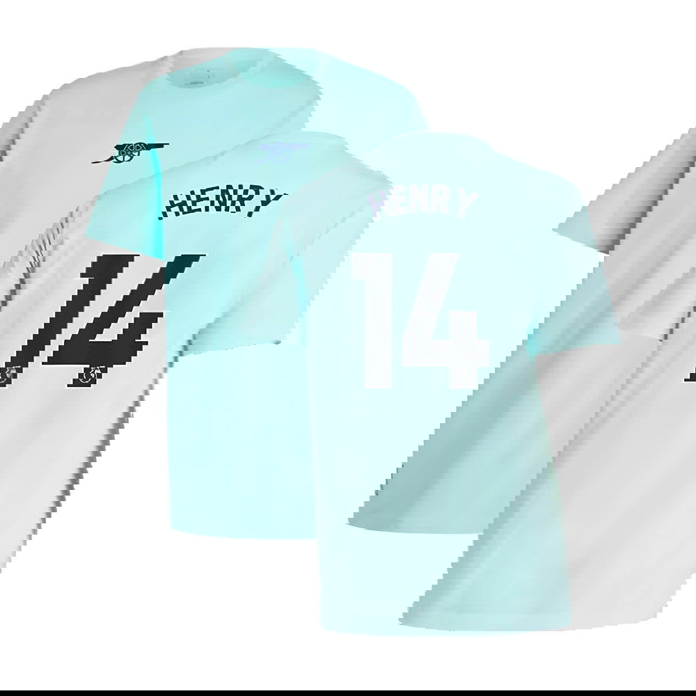 2024-2025 Arsenal Seasonal Tee (Clear Aqua) (Henry 14)