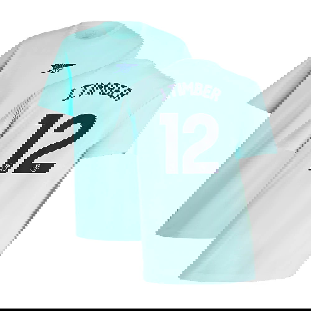 2024-2025 Arsenal Seasonal Tee (Clear Aqua) (J.Timber 12)