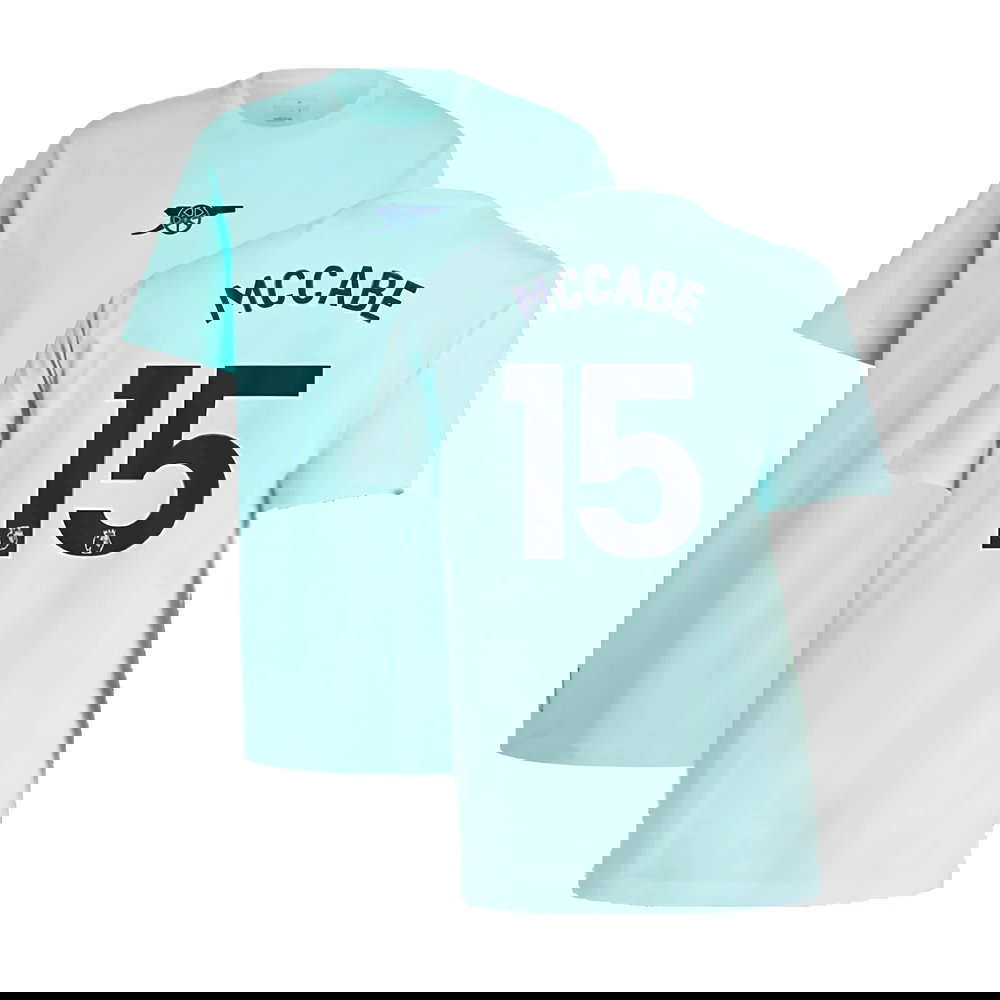 2024-2025 Arsenal Seasonal Tee (Clear Aqua) (McCabe 15)