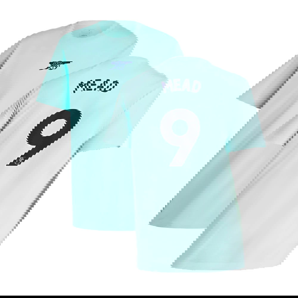 2024-2025 Arsenal Seasonal Tee (Clear Aqua) (Mead 9)