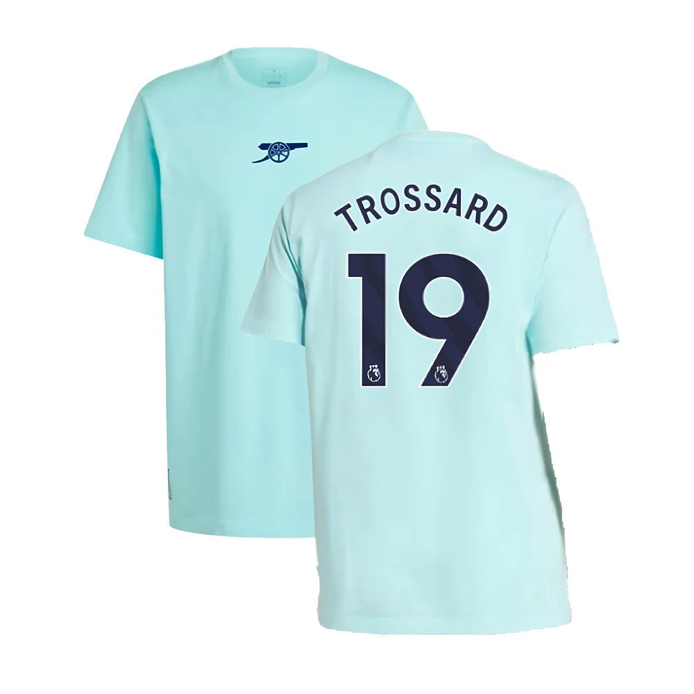2024-2025 Arsenal Seasonal Tee (Clear Aqua) (Trossard 19)