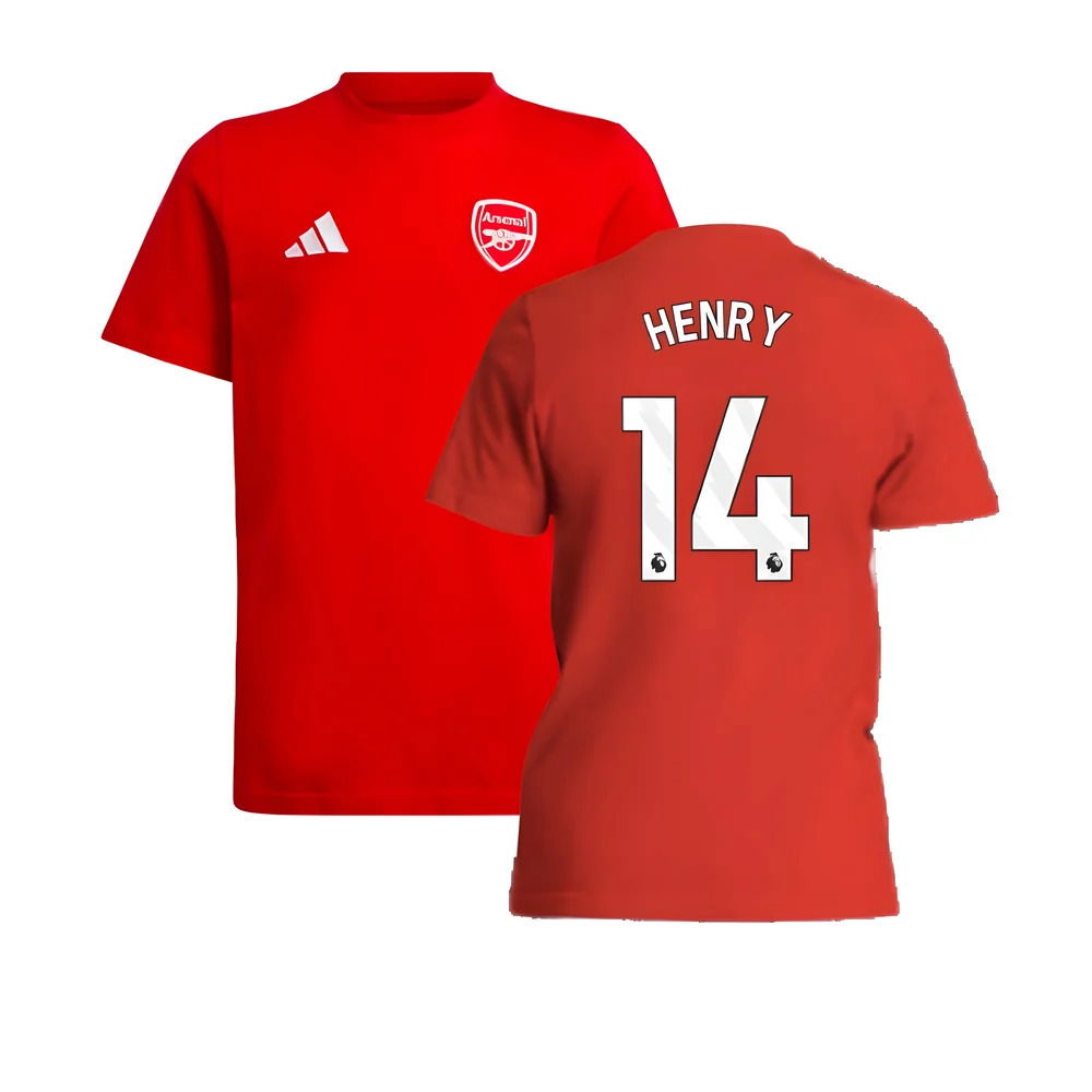 2024-2025 Arsenal Tee (Red) - Kids (Henry 14)