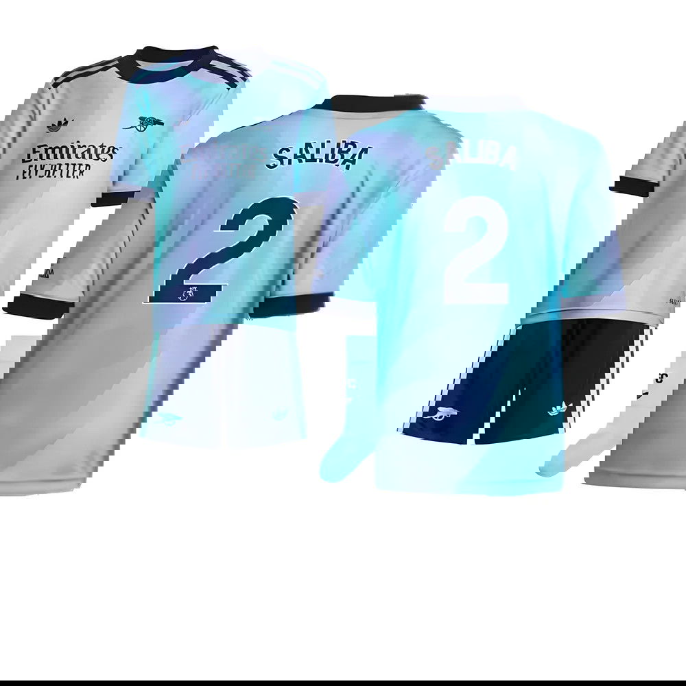 2024-2025 Arsenal Third Mini Kit (Saliba 2)