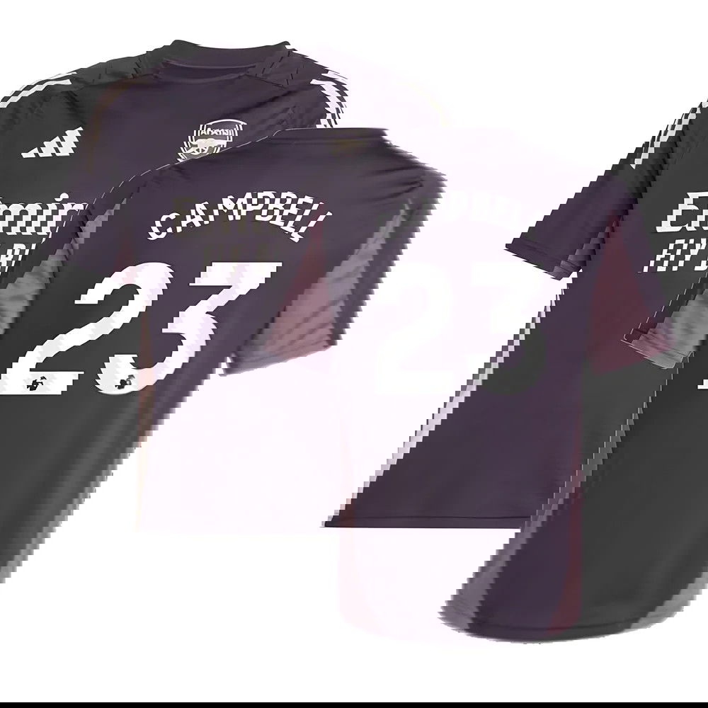 2024-2025 Arsenal Training Jersey (Aurora Black) - Kids (Campbell 23)