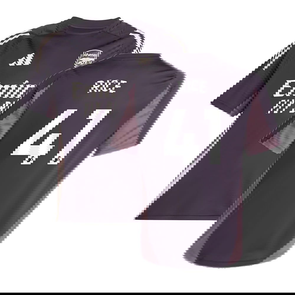 2024-2025 Arsenal Training Jersey (Aurora Black) - Kids (Rice 41)