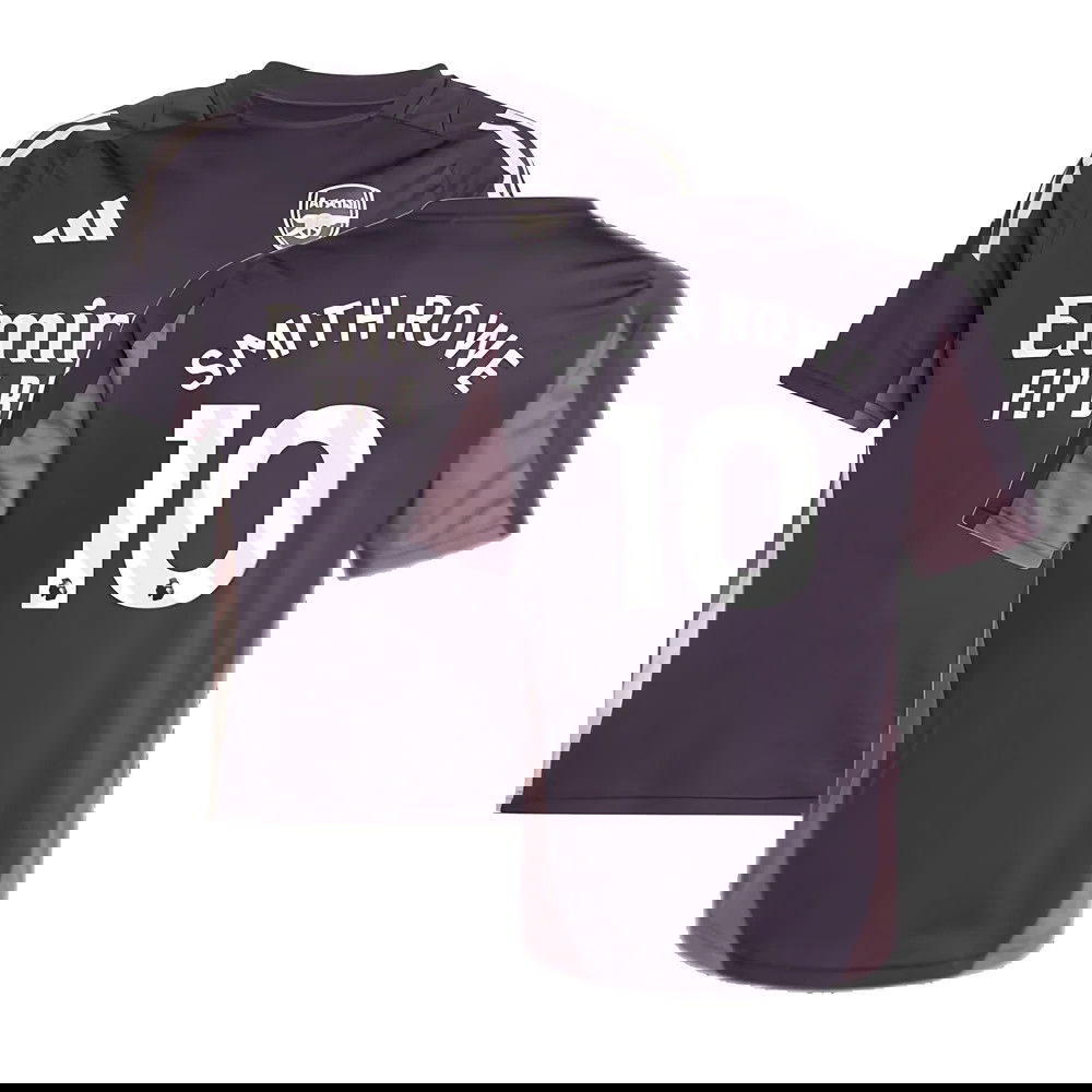2024-2025 Arsenal Training Jersey (Aurora Black) - Kids (Smith Rowe 10)