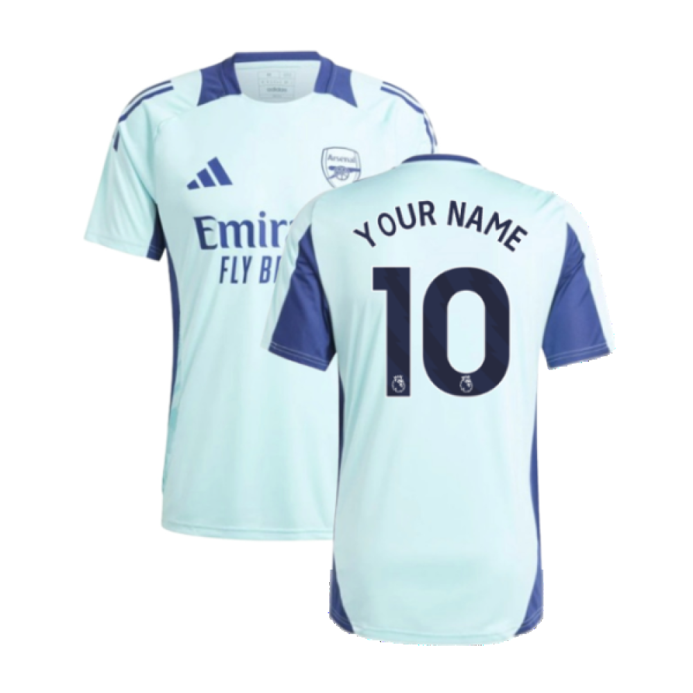 2024-2025 Arsenal Training Jersey (Clear Aqua) (Your Name)
