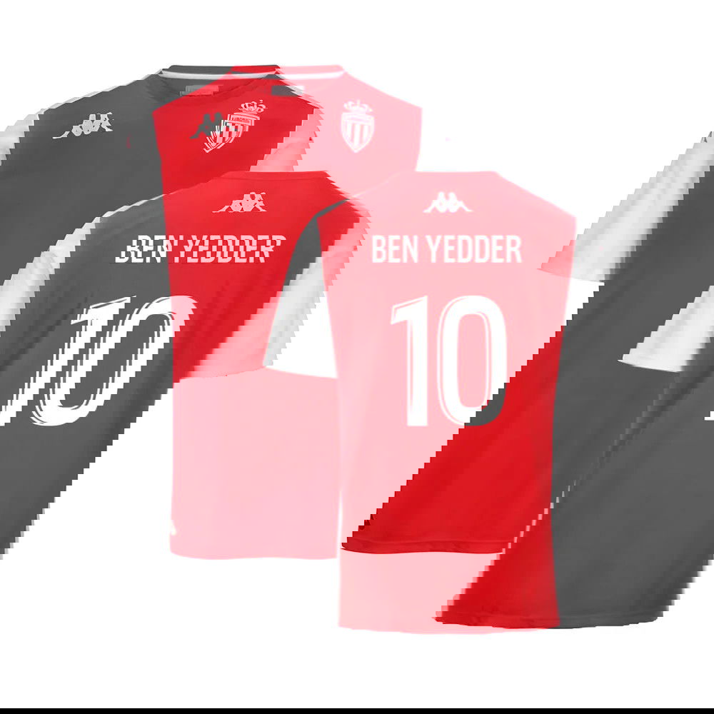 2024-2025 AS Monaco Player Training Shirt (Red) (Ben Yedder 10)