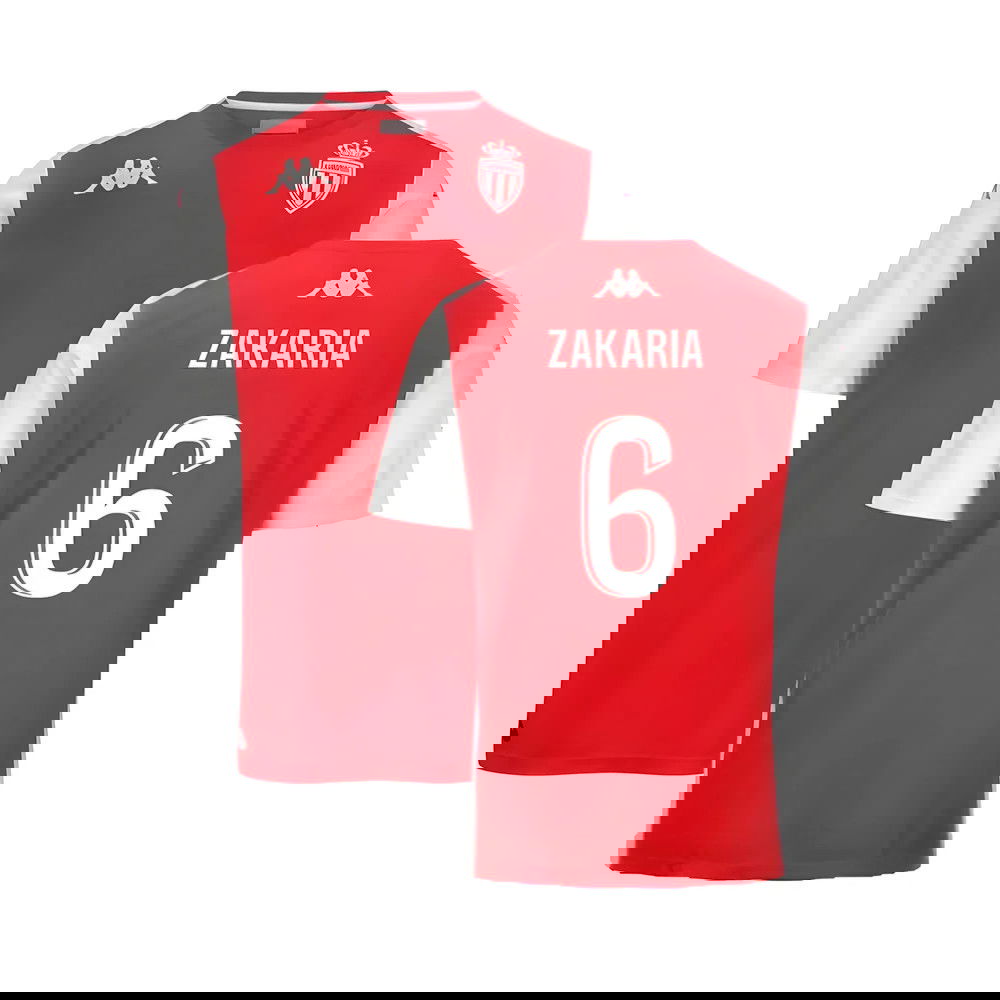 2024-2025 AS Monaco Player Training Shirt (Red) (Zakaria 6)