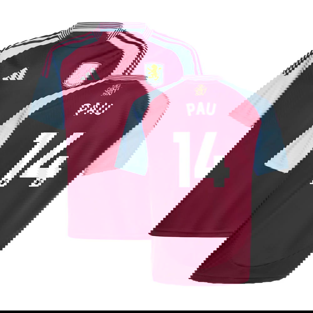 2024-2025 Aston Villa Home Shirt (Kids) (Pau 14)