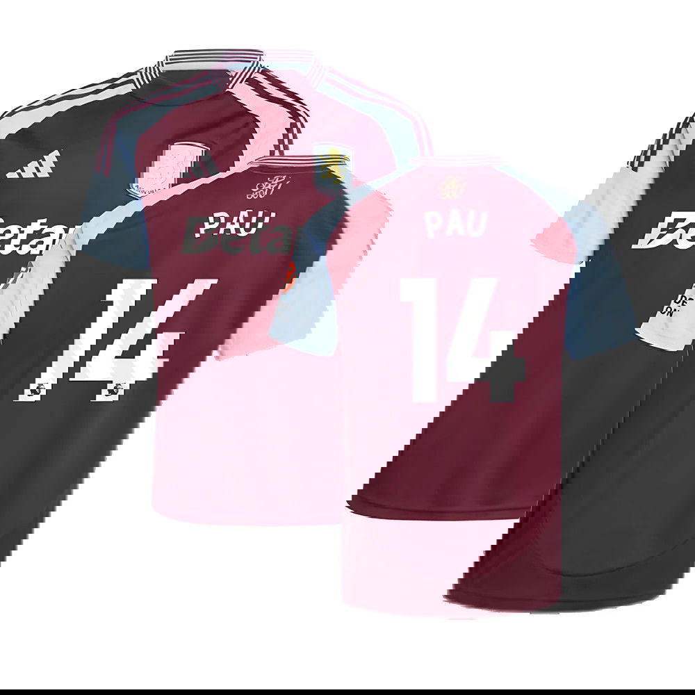 2024-2025 Aston Villa Home Shirt (Pau 14)