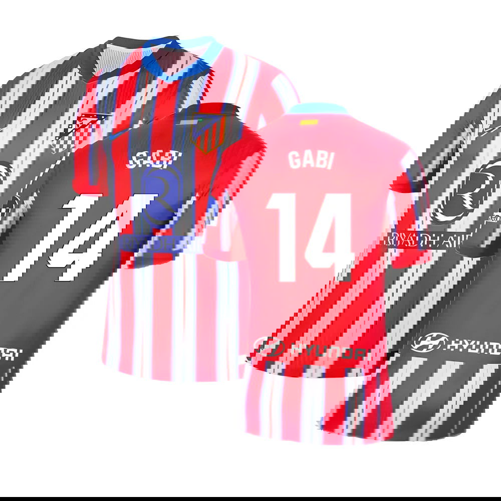 2024-2025 Atletico Madrid Home Shirt (Gabi 14)