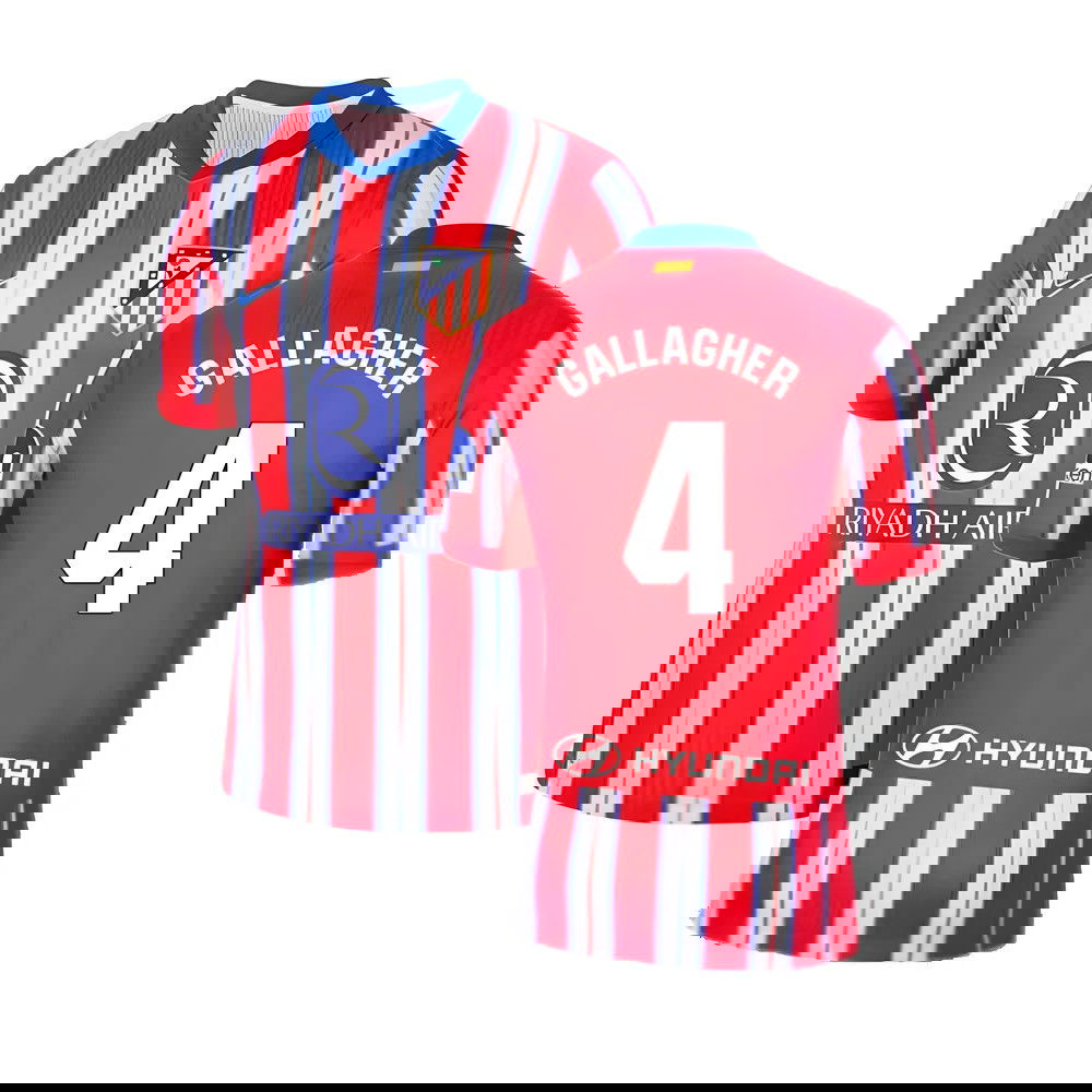 2024-2025 Atletico Madrid Home Shirt (Gallagher 4)