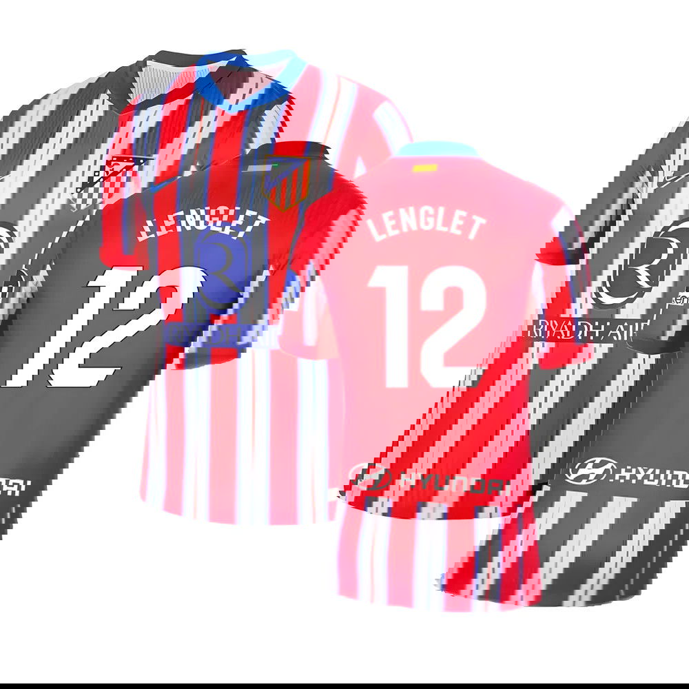 2024-2025 Atletico Madrid Home Shirt (Lenglet 12)