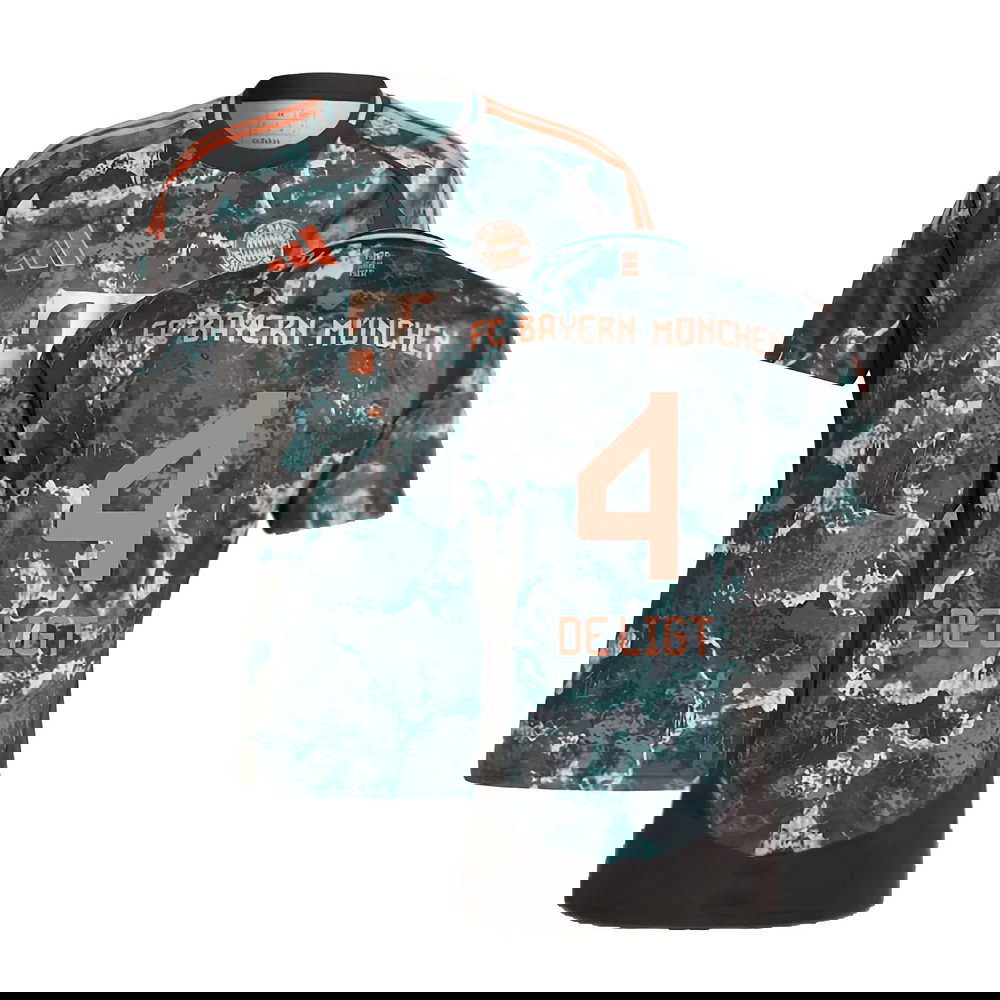 2024-2025 Bayern Munich Away Shirt (De Ligt 4)
