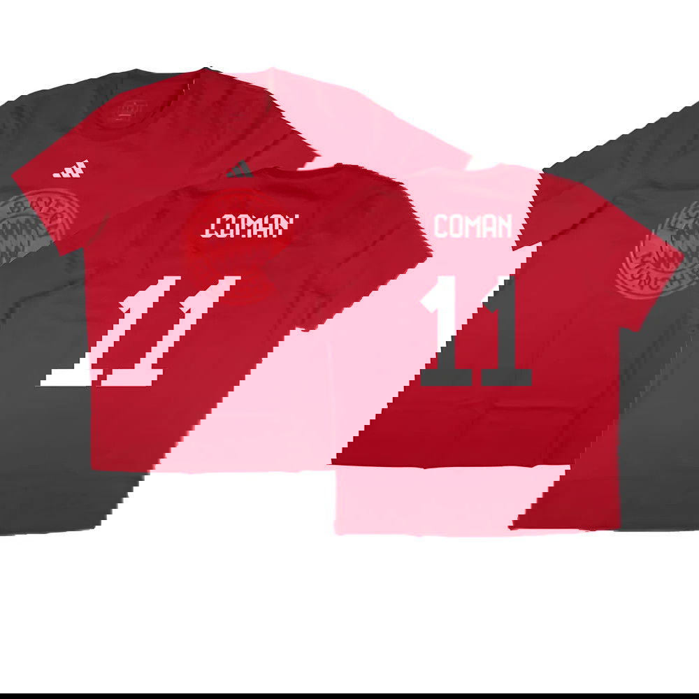2024-2025 Bayern Munich DNA Graphic Tee (Red) (Coman 11)