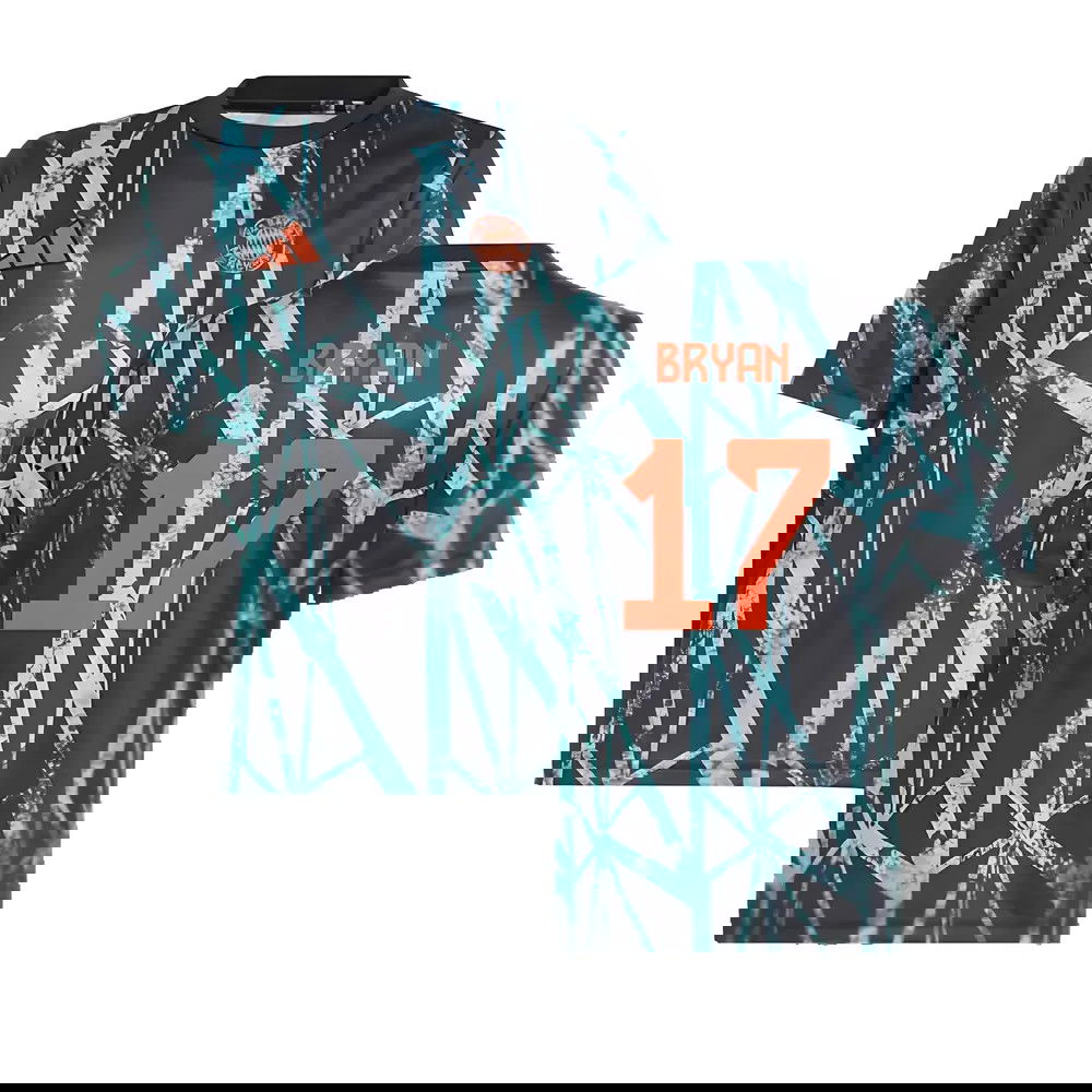 2024-2025 Bayern Munich Pre-Match Shirt (Black) - Kids (Bryan 17)