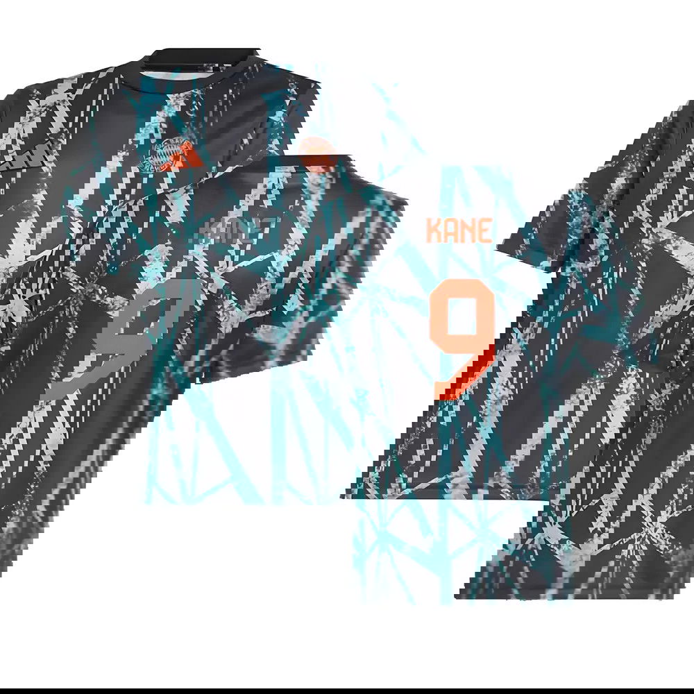 2024-2025 Bayern Munich Pre-Match Shirt (Black) - Kids (Kane 9)