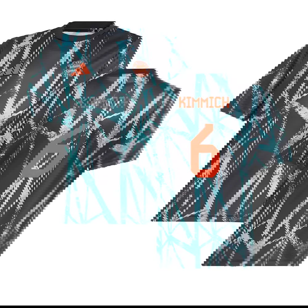 2024-2025 Bayern Munich Pre-Match Shirt (Black) - Kids (Kimmich 6)