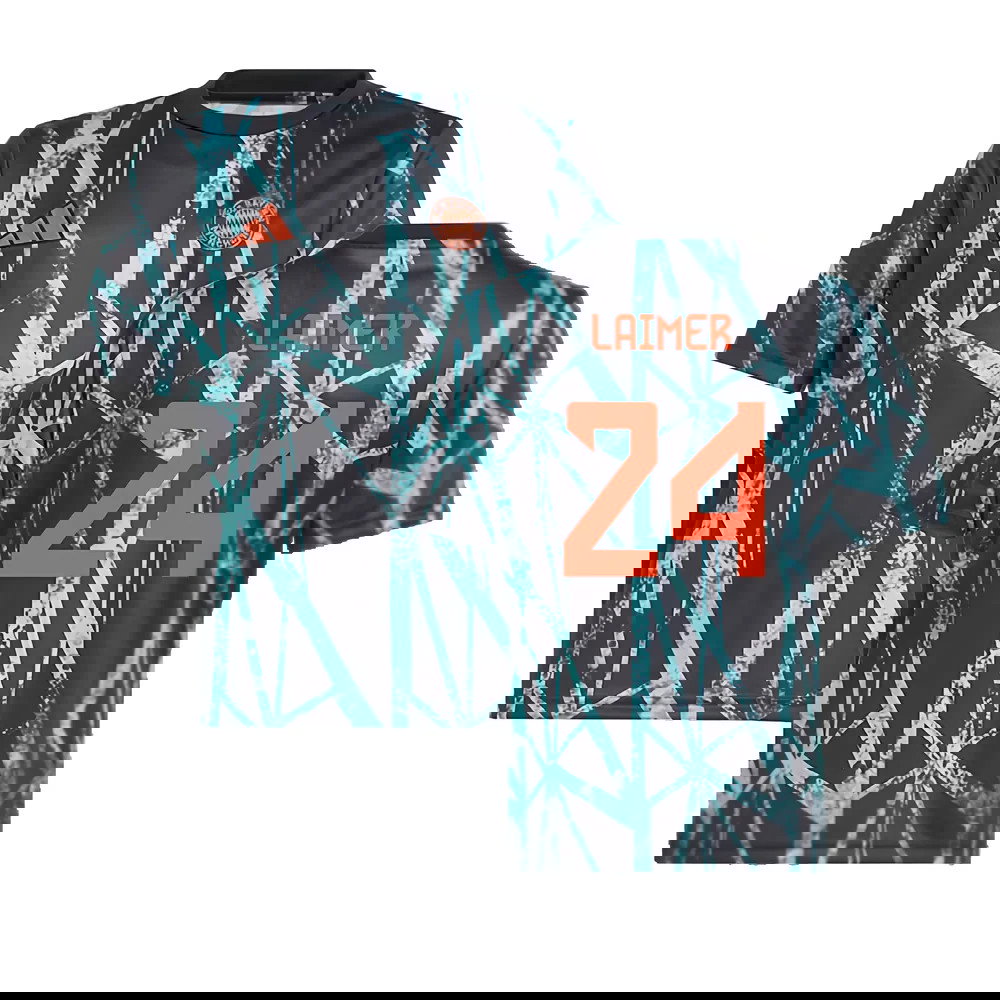 2024-2025 Bayern Munich Pre-Match Shirt (Black) - Kids (Laimer 24)