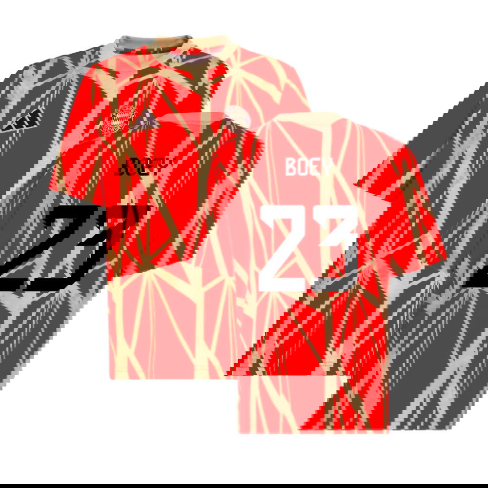 2024-2025 Bayern Munich Pre-Match Shirt (Red) (Boey 23)